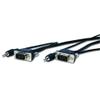MVGA15P-P-12HR/A Pro AV/IT Series Micro VGA HD15 Plug to Plug w/Audio Cable, 12' view 1