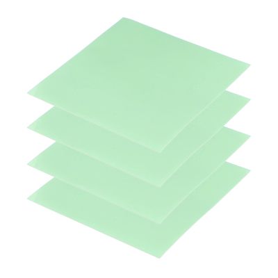 PATIKIL Thermal Pads 100x100x0.3mm, 4 Pack Silicone Cooling Thermal Pad for CPU GPU IC PCIe M.2 2280 SSD NVMe Heatsink, Green