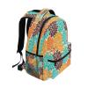ATTX Summer Flower Pattern Backpack - Waterproof Lightweight Daypack, Durable Travel Backpack for Casual Use#24 view 4
