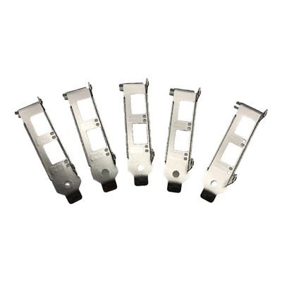 5pcs Low Profile Brackets with 10pcs Screws Replacement for X520-DA2 X520-SR2 X710-DA2 X520-LR2