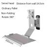 FURUIM2024M Monitor Arm Swivel Head Silver Monitor Stand with Plain Keyboard Tray Non-Foldable Single Screen Stand Adjustable Monitor Stands view 2
