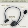 CENMIGO Over The Ear Ptt Mic Earpiece Two Way Radio Headset with Boom Mic Overhead Headphone for Walkie Talkie (Single Sided,Black,Wired,2 Pin) (1 Pack) view 3