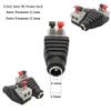 1/2/5Pair 2.1x5.5mm DC Power Male Female Wire Connector No Screw Push Type 5.5 * 2.1mm DC Jack LED Strip CCTV Camera Adapter(5Pairs) view 4