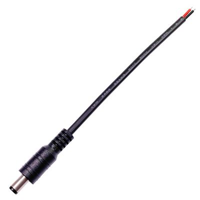5PCS DC Male Female Connector Cable 5.5mm*2.1mm Power Wire 2PIN Pigtail Cord for LED Strip Light CCTV Camera Router(DC Male)