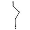 3 Section Articulating Arm, C Clamp Overhead Camera Mount Desk Stand Adjustable Articulated Arm with 1/4in 3/8in 5/8in Screw, 360 Ball Head view 1