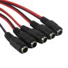5pcs 10pcs 5.5x2.1 mm Male Female 12V DC Power Pigtail Cable Jack for CCTV Camera Connector Tail Extension 24V DC Wire(5 Male 5 Female) view 3