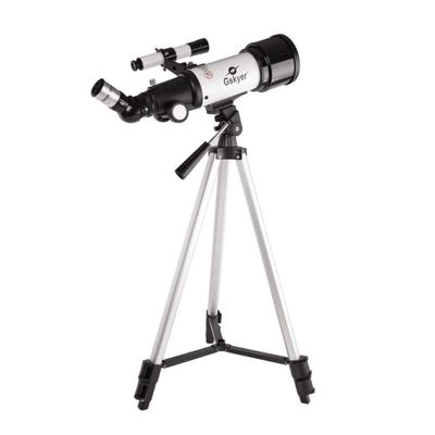 High Power Astronomical Telescope 70mm Aperture & 400mm Focal Length 120X MagnificationTelescope with Adjustable Tripod and Finder Scope 2 Eyepieces for Beginners Kids Binoculars