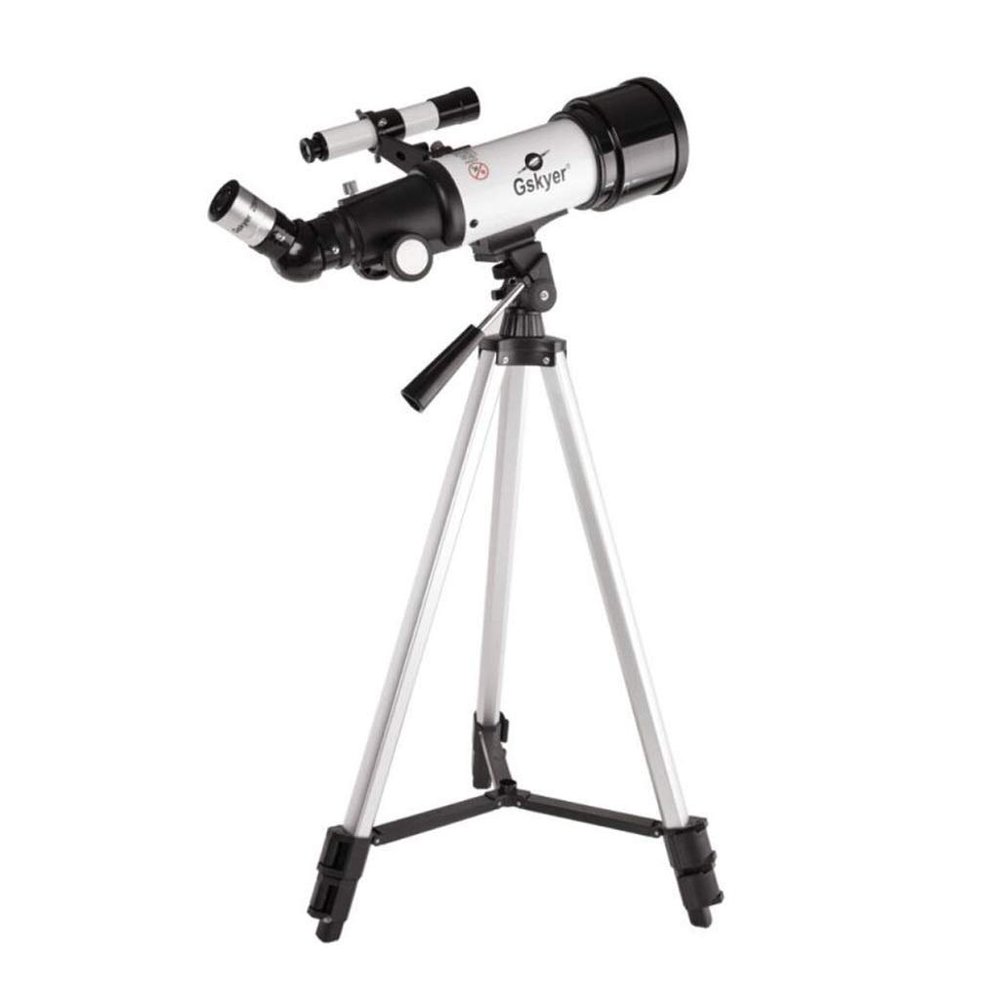 High Power Astronomical Telescope 70mm Aperture & 400mm Focal Length 120X MagnificationTelescope with Adjustable Tripod and Finder Scope 2 Eyepieces for Beginners Kids Binoculars