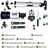 High Power Astronomical Telescope 20 Educational Science Refractor Monocular Space Telescope Refractor with Spotting Scope and Tripod for Kids Beginners and Astronomy Binoculars view 4