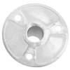 Marine Antenna Base Mount Boat Accessories 316 Stainless Steel Male Thread Antenna Base Round Antenna Mount for Marine Boat Fishing Vessels 3 Inch Diameter 1.5 Inch Height view 4