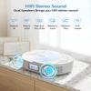 CD Player Portable, FELEMAN Upgraded Boombox CD Player & Bluetooth Speaker 2 in 1 Combo, Rechargeable Portable CD for Car/Home with Remote Control, FM Radio, Support AUX/USB, Headphone Jack view 4