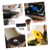 TEHAUX 4-Piece Vinyl Record Cleaning Brush Set Anti-Static Turntable Maintenance Tools Includes Soft Brushes for Effective Record Care view 3