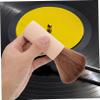 TEHAUX 4-Piece Vinyl Record Cleaning Brush Set Anti-Static Turntable Maintenance Tools Includes Soft Brushes for Effective Record Care view 4