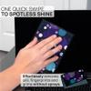 Quick Cloth Microfiber Glasses Cleaning Cloths 5"x7" 2 Pack with view 2