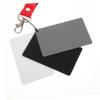 TEHAUX Grey Cards for Accurate Exposure Portable Photography Card with Reflective Black White and Grey Panels Reliable Exposure Reference for Outdoor Photography view 3
