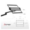 ADBWEKKF UP-8A Multifunction 3in1 Computer Floor Stand ForLaptop/Tablet PC/Smartphone Holder Height/Angle Adjustable with Mouse Tray(Black) view 4