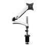 ADBWEKKF Aluminum 27inch 2-7kg 360 Rotate Clamp Air Press Gas Strut LCD Tv Table Mount Monitor Gas Spring Screen Desktop Support Bracket(White clamp Base) view 1