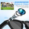 4-in-1 AI Smart Glasses, 800W HD Camera Glasses, 1080P Video Recording SunGlasses, Built-in ChatGPT AI Voice Assistant, Real-time Translation, Open-Ear Headphones for Outdoors, Driving & Vlogging view 3