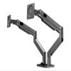 ADBWEKKF G32 Aluminum Alloy 22"-32" Dual LCD LED Monitor Mount Gas Spring Arm Full Motion Monitor Holder Support Load 3-15 view 1