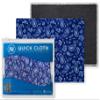 Microfiber Wholesale Quick Cloth Glasses Cleaning Cloths5x7 Paisley Blue 2-Pack with Case | Double-Sided Lens Cleaner for Eyeglasses, Camera, Screens Glass | Reusable Microfiber Glass Polishing Cloth view 1