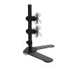 ADBWEKKF DL-M063 Full Motion Big Base Steel Tilt Up Down Rotate 360 Dual Monitor Desk Bracket Double Screen Desktop Support(CLAMP Base) view 2