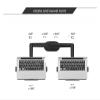 ADBWEKKF OL-13L Silver Ergonomics 10"-17" Double Laptop Stand Desktop PC Bracket Computer Notebook Mount Dual Arm(OL-13L-V Black) view 4