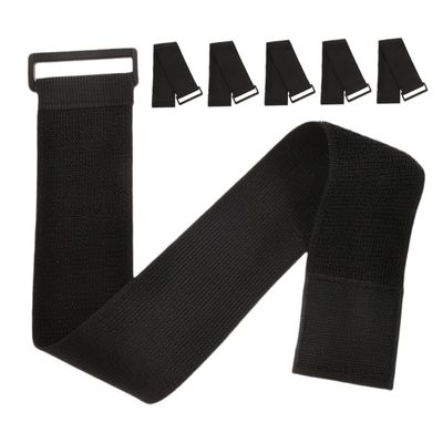 DOITOOL 6pcs Adjustable Elastic Hook and Loop Straps Multipurpose for Sports Luggage and Cable Management Durable Reusable Fastening for Everyday Use