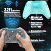 Nonbliep Wireless for Xbox Controller, Compatible with Xbox One S/X/iOS/Android/PC Controller, Gaming Controller with Turbo/Macro/Dual Vibration/3.5mm Audio Jack Grey Need to Upgrade view 3