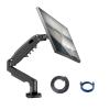 ADBWEKKF F80 for 200x200 17-30" Monitor Holder Arm Gas Spring Full Motion LCD TV Mount 2-9kg Dual Arm Clamp Bracket USB3.0(More parts-01) view 1