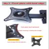 ADBWEKKF LCD-123R 15" 30" 32" Retractable Vesa Mount Stand 25kg Strong Tv Wall Mount Bracket Folding Tv Lift Mechanism view 4
