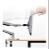 ADBWEKKF Aluminum Desktop 17-32" Dual Monitor Holder Mechanical Spring Arm Lifting Full Motion TV Monitor Mount Load 11kgs Eac(Black) view 4