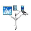 FNJTDVWS OA-14X Dual Arm 10"-25" LCD Monior Stand Mount+ Laptop Holder Stand +10" Tablet Mount+Keyboard Tray Bracket(OA-14X-10) view 1