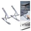 ADBWEKKF Adjustable Aluminum Alloy Laptop Stand for Tablet Table Support Notebook Stand Bracket Desktop Cooling Pad Laptop Holder(Gray) view 2