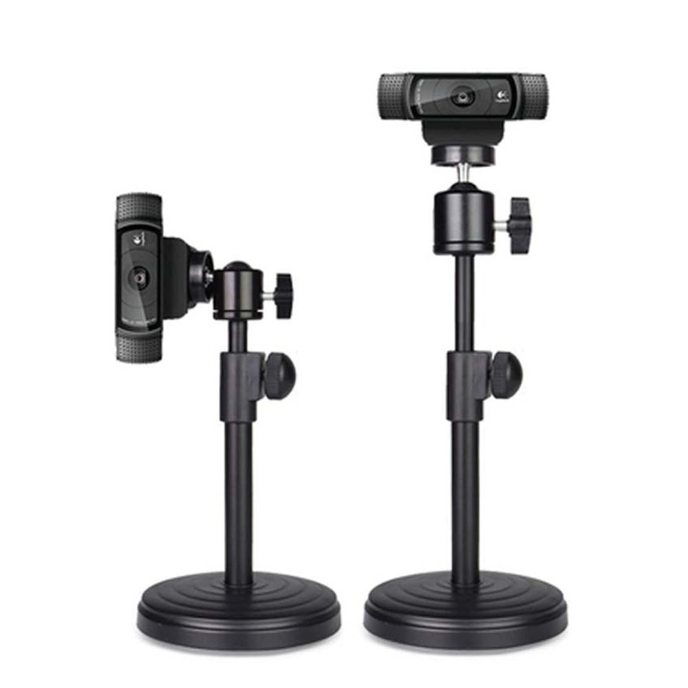 ADBWEKKF PMA-T3 Height Adjustable Steel Small Mini Projector Desktop Holeder C920 C930 Table Stand Bracket Mount All Direction