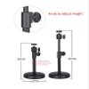 ADBWEKKF PMA-T3 Height Adjustable Steel Small Mini Projector Desktop Holeder C920 C930 Table Stand Bracket Mount All Direction view 2