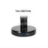 ADBWEKKF Q5D Gas Spring Desktop 10-27 Inch Dual Monitor Holder Mount Arm Display Stand with 2 USB Port Loading 2-9kgs Each Head view 3