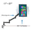 ADBWEKKF BL-L135 Full Motion 17"-27" LCD LED TV Mount Ultra-Long Arm Monitor Holder Table Clamping Mount Bracket view 2