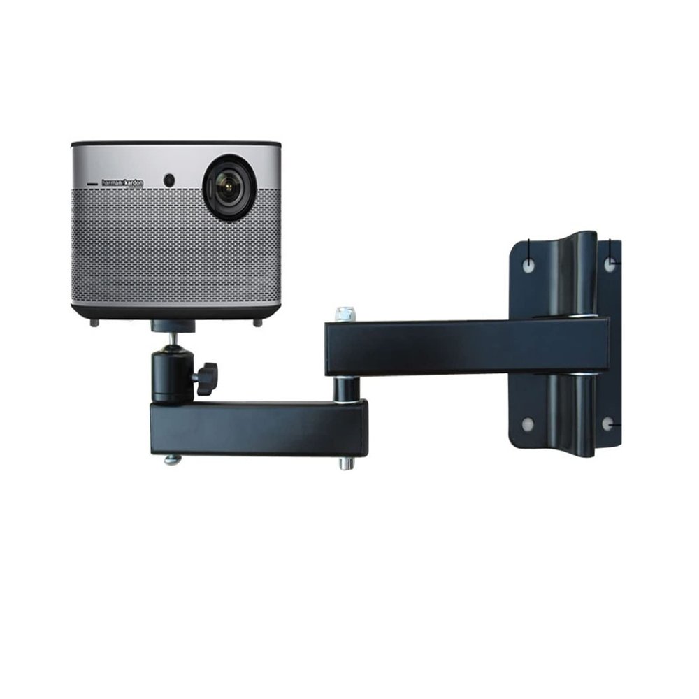 ADBWEKKF LCD-122PR Strong Projector Wall Mount Bracket Full Motion 360 Rotate Tilt 30kg Profile Extendable Wall Distance(LCD-122PR)