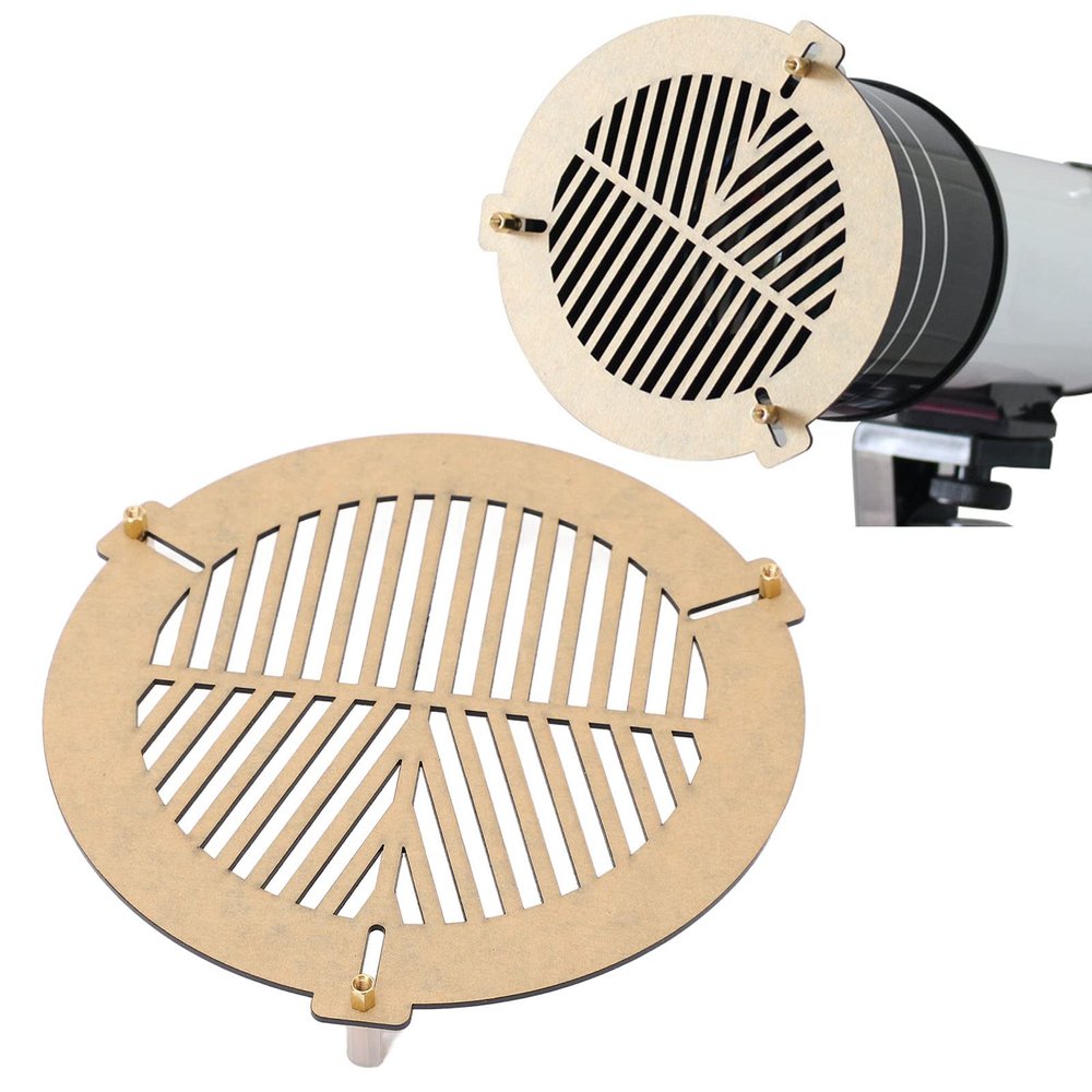 Bahtinov Focusing Mask, Acrylic Telescope Focus Mask Telescope Focus Plate 120 to 160mm for Astrophotography