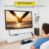 PROZOR 192KHz HDMI ARC to 3.5mm L/R Audio Adapter, 3.3ft/1m ARC Audio Extractor, TV HDMI(ARC) to RCA Converter with 3.5mm to RCA Cable, Adjustable Volume(CEC), for TV to Speaker Amplifier Soundbar view 4