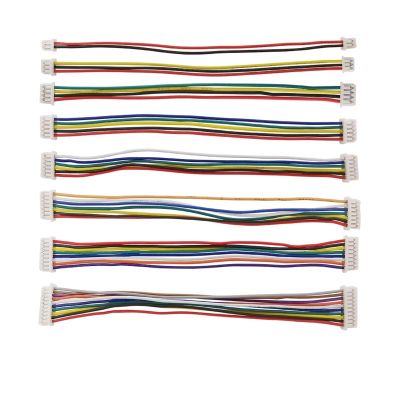 FUPUAII 10Pcs JST 1.25mm 1.25 Female Wire Cable Connectors Double Head JST 1.25 Electronic Wire Connector Lenght 10CM 15CM 20CM 30CM(6Pin 10Pcs,20CM)