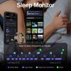 CNBRO Smart Ring Health Tracker Sleep Monitoring Smart Ring for Women Men Heart Rate Monitor Step Counting Exercise Tracker Smart Rings for Android iOS Size 6-13 view 2