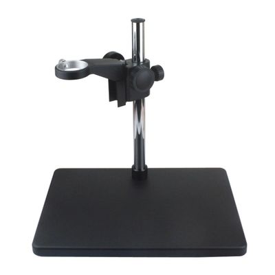 Lab Microscope Accessories Big Size Heavy Duty Adjustable Large Stereo Table Stand 50mm Ring Holder for Microscope Camera(10A 32CM)