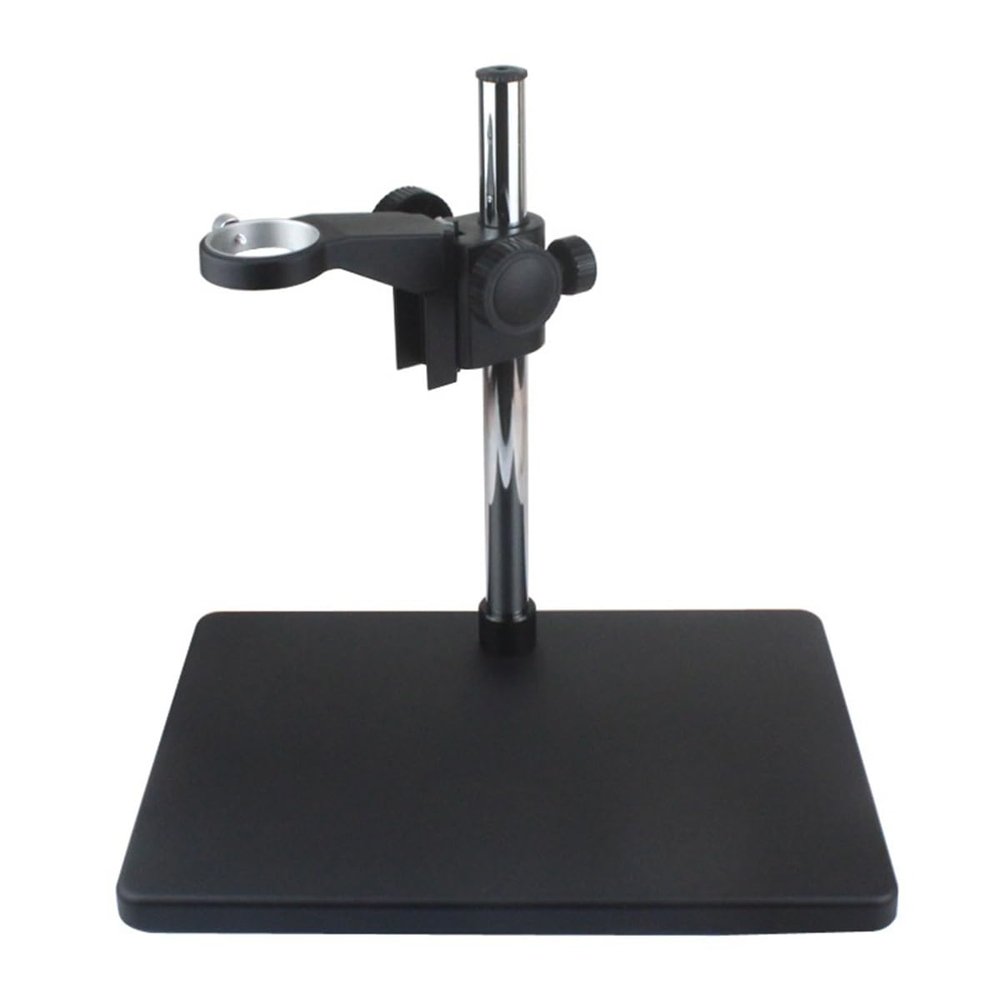 Lab Microscope Accessories Big Size Heavy Duty Adjustable Large Stereo Table Stand 50mm Ring Holder for Microscope Camera(10A 32CM)