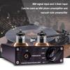Phono Preamp, Mini Stereo Audio Hi-Fi Preamplifier, with Vacuum Tube, Features Volume Control and Bass/Treble Control, for MM Turntable Phonograph and Record Player view 2