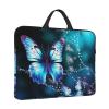 14in Laptop Sleeve Bag, Lightweight Waterproof Laptop Bag Shockproof Soft Carrying Case Beautiful Butterfly1 Tablet Travel Cover with Handle for 13-14 Inch Notebook view 2