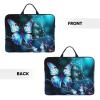 14in Laptop Sleeve Bag, Lightweight Waterproof Laptop Bag Shockproof Soft Carrying Case Beautiful Butterfly1 Tablet Travel Cover with Handle for 13-14 Inch Notebook view 3