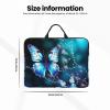 14in Laptop Sleeve Bag, Lightweight Waterproof Laptop Bag Shockproof Soft Carrying Case Beautiful Butterfly1 Tablet Travel Cover with Handle for 13-14 Inch Notebook view 4