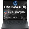 HP OmniBook X Flip 2-in-1 (Next Gen Envy x360) Laptop 16.0" Touch IPS WUXGA (Intel Ultra 7-256V, 16GB RAM DDR5, 1TB SSD, Backlit KB, Thunderbolt 4,AI Copilot+PC for Creator,Designer, Win 11 Home)