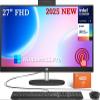 HP 27 All in One Desktop Computer, 27" FHD Touchscreen, Intel Ultra 7 155U, 16 GB DDR5, 1 TB SSD, Intel IrisX Graphics, Adjustable Angle, Wi-Fi 6, Windows 11 Pro, w/Accessories view 1